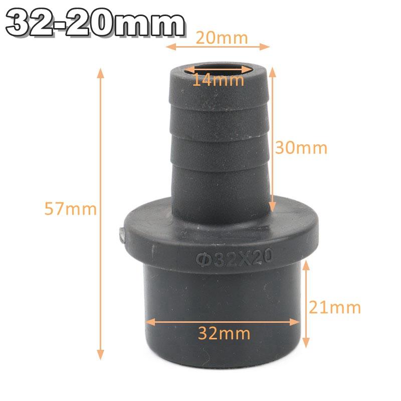 Conectores de UPVC de 16/20/32/40/50/63 mm Conector para Riego de Jardín Adaptador para Tubo Flexible Suave Accesorios para Tuberías de Agua