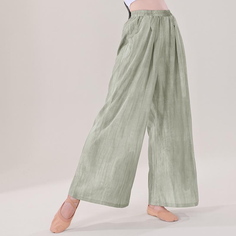 

Взрослые брюки прямого кроя с высокой талией для современных танцев - Повседневная одежда и брюки для классической практики Medium