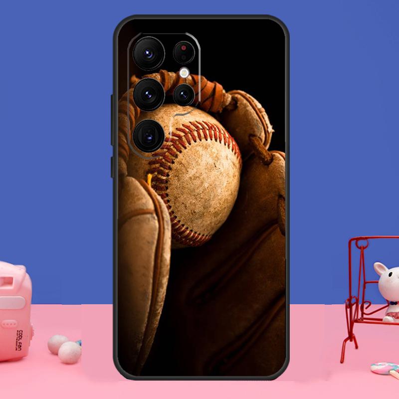Baseball Case For Samsung Galaxy S23 S24 Ultra S21 S22 Plus Note 20 Note 10 S8 S9 S10 S20 FE Cover