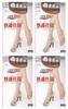 Comfortable Open Toe Pantyhose Medium Camel Set [Fukusuke] (KB Five-Toe (Pantyhose) M-L 4-Pair