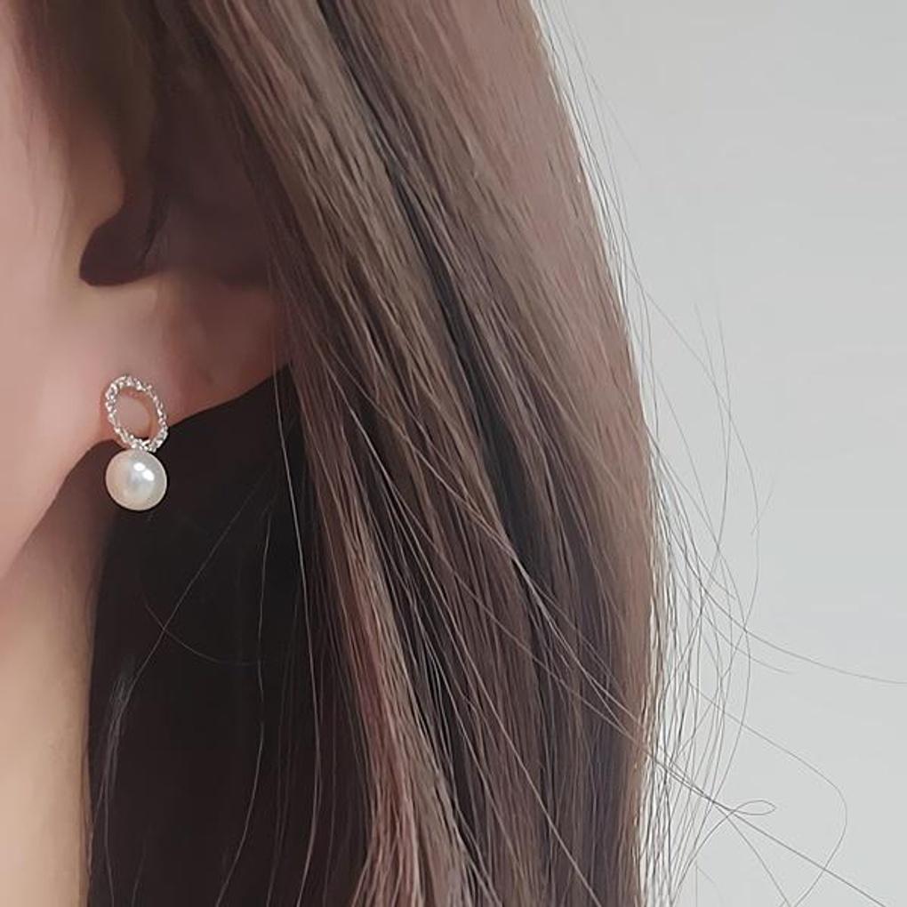 Women's Daily Accessory Pearl Earrings Aegis