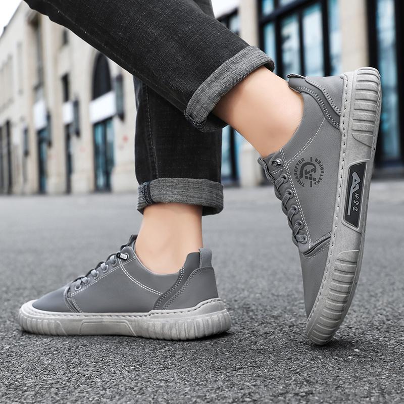 Men'S Autumn Fashion Casual Walking Shoes, Featuring A Striped Design, Comfort and Breathability, Suitable for Both Sports and Leisure Shoes