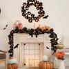 Halloween Pumpkin Maple Leaf String Lights Garland Fairy String Light Fall Decor for Home Halloween Party Thanksgiving Decora