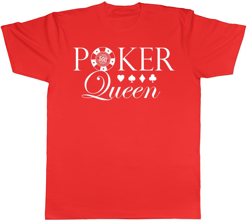 Poker Queen Unisexs Ladies TShirt Tee S