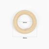 5/10/15/20/25/50pcs 20-80mm Natural Unfinished Wood Circle Rings Macrame DIY Crafts Baby Teething Toys Wooden Hoop Ornaments