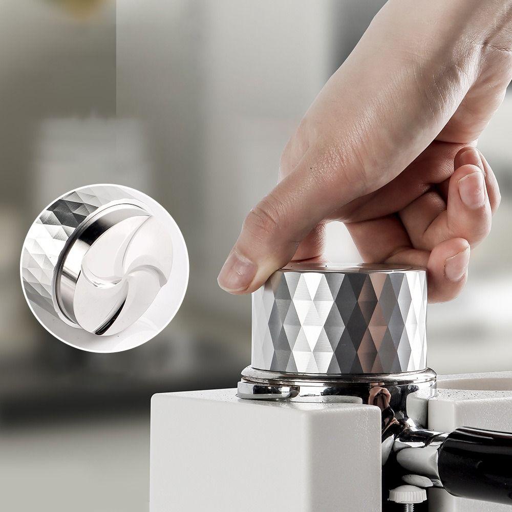 51/53/58mm Gravity Coffee Tamper Stainless Steel Coffee Powder Distributor Coffee Leveler Cafe
