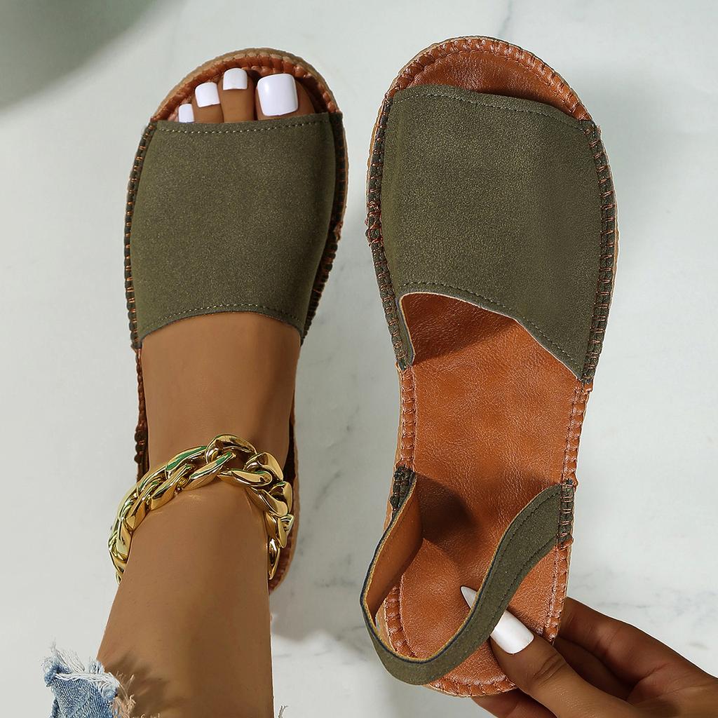 Fashion Comfortable Fashion Beach Woman Sandals Women Flat New 2025 Ladies Luxury Summer Low Shoes Without Heels Female Casual Sandals