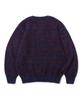 URBANSTOFF Border Hairy Henley Neck Knit (Navy)