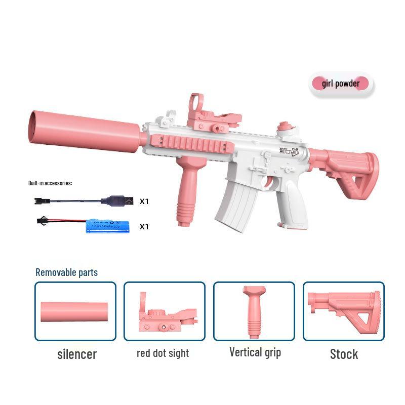 Electric Water Gun MP45: Self-Priming, Rechargeable, Large Capacity Outdoor Toy for Boys and Girls
