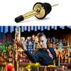 Gold Stainless Steel Wine Pourers Liquor High Quality Liquor Pour Spouts with Cap Covers Leakproof Design for Bars, Clubs