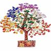 7 Chakra Kristalboom voor Energie Positieve Kristallen Helende Stenen Feng Shui Zeven Chakra Boom des Levens Huisdecoraties 300 Kralen