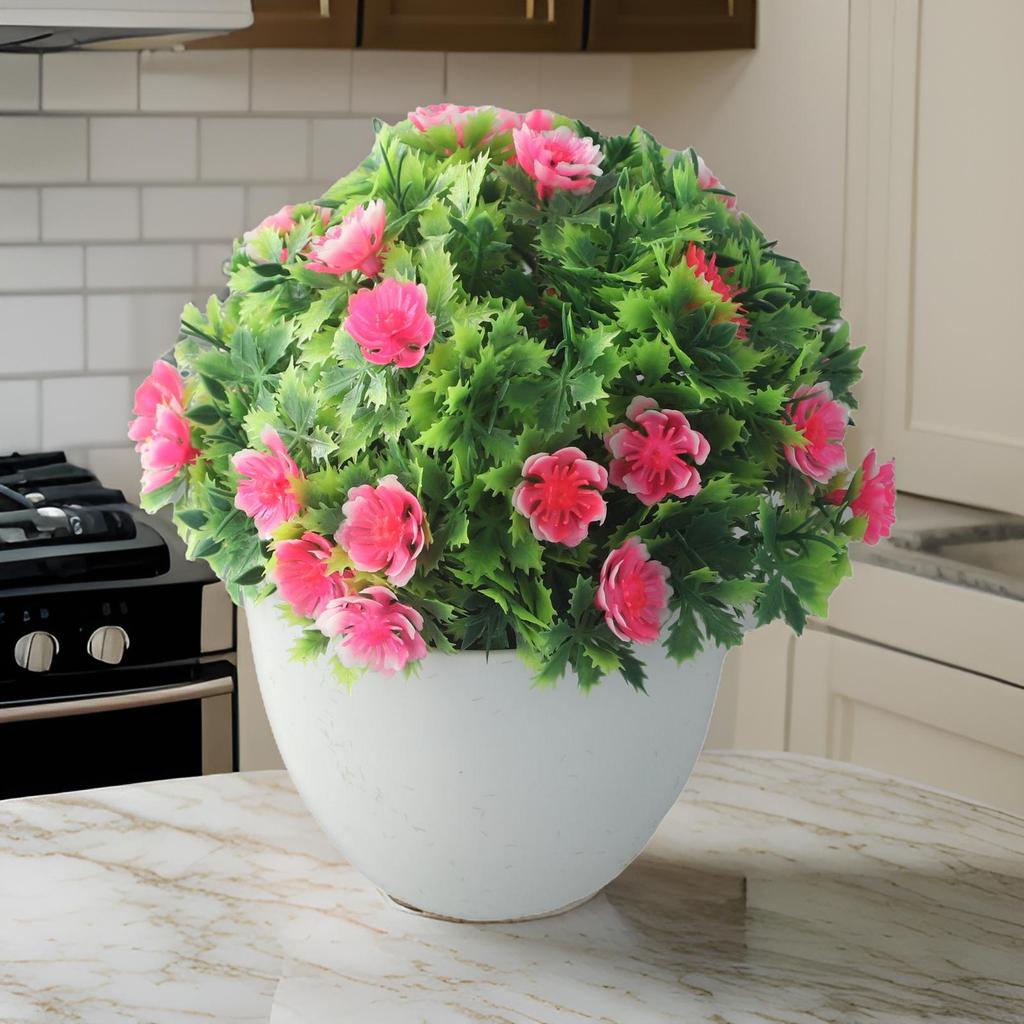 Outdoor Pot Plant Indoor Decor Garden Lifelike Table Plastic Pot Plant