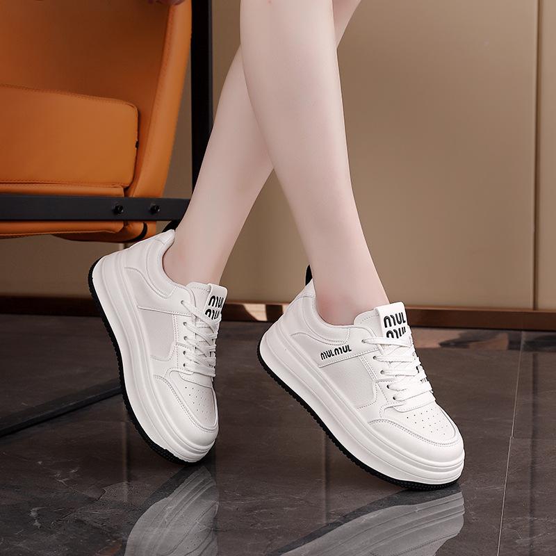 Shoes women's platform new little white shoes 2025 spring and autumn new versatile casual sports board shoes children NK-869