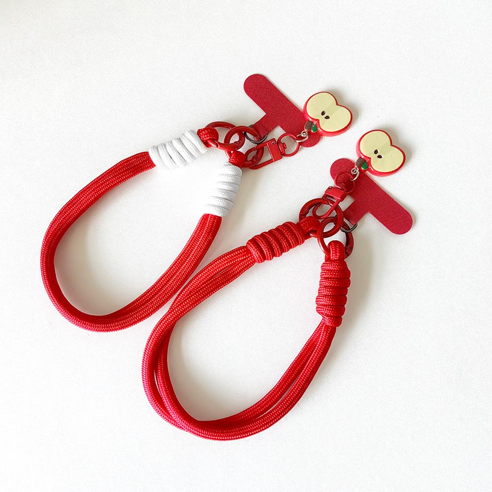 1 Pezzo Cordino da Polso Audace di Alto Valore Rosso Cina Raffinato Cordino per Cellulare Pendente a Catena per Cellulare da Viaggio Anti-smarrimento alla Moda e Versatile