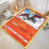 Potdemiel Japanese Anime Pokemon Charizard Card Pattern Carpets Bedroom Mats Rug Bedroom Decor Carpet Crawl Mat Christmas Gift