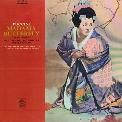 LP deska VICTORIA DE LOS ANGELES(MOTÝL) - Puccini/<madama Butterfly>high Ligh AA8013 ANGEL Japonsko Klasický Použitý