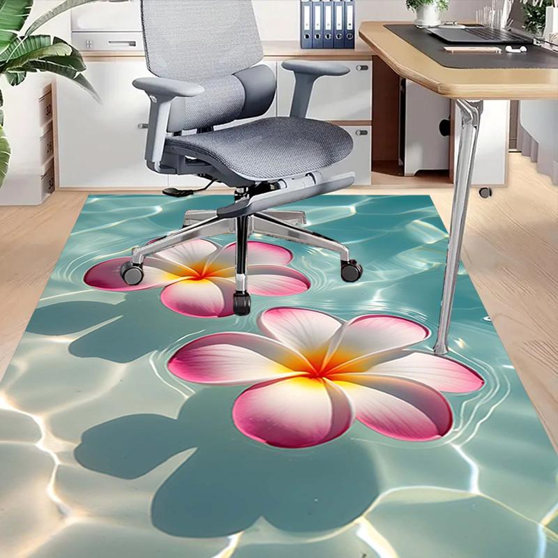 1 Stück Blumenwasser Extra Groß Rutschfester Teppich für Boden, Büro, Familie, Schlafzimmer, Studio Großer Teppich Innen Teppiche, Lebendige Farben