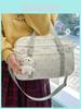 Dot Tote Bag With Nylon Material And Inner Phone Pocket For Casual Daily Use