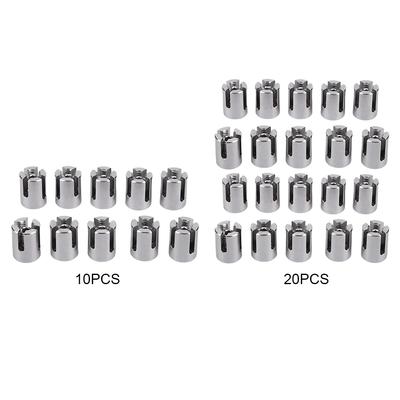 10PCs Wall Trellis Clips Stainless Steel Cross Wire Ropes Clip No Drilling for Climbing Plants & Fence Outdoor