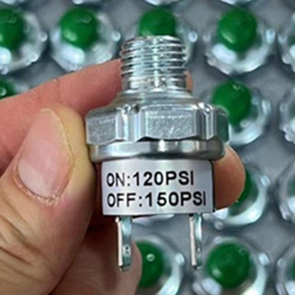 1/4" NPT Luchtdrukschakelaar Drukschakelaar voor Luchttank Aluminiumlegering Schakelaarbesturing