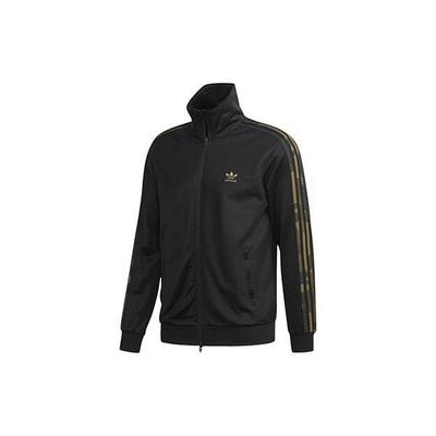 Giacca da Tuta Mimetica Originali con Strisce e Collo Alto Uomo Capispalla Nero FM3363