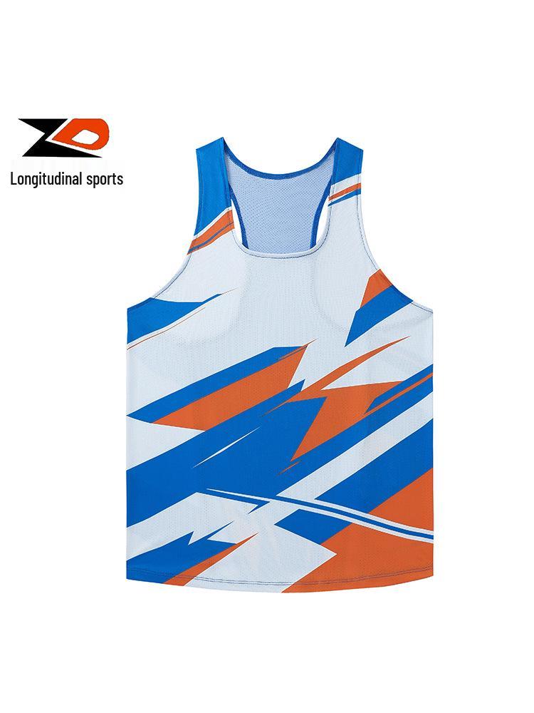 

Мужская быстросохнущая ультралегкая сетчатая майка для марафона ZD L синий