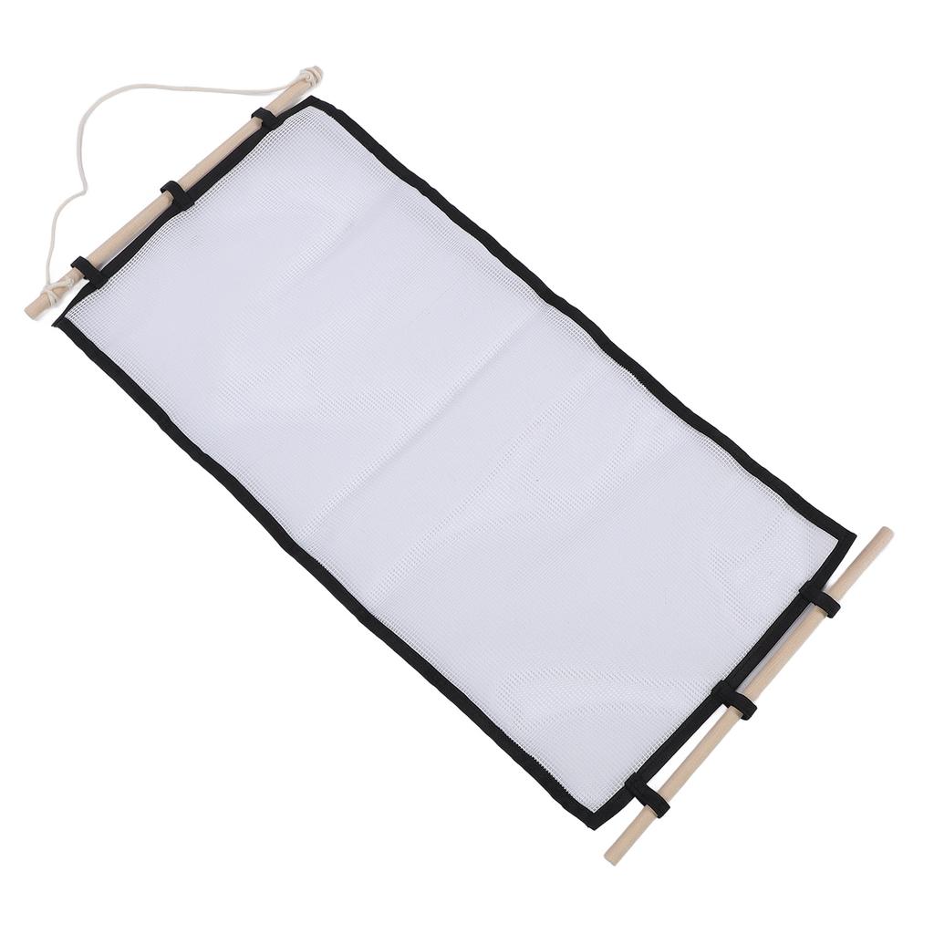 Hängender Ohrringhalter Netzstoff Wandmontage Schmuckorganisator für Halsketten Armbänder