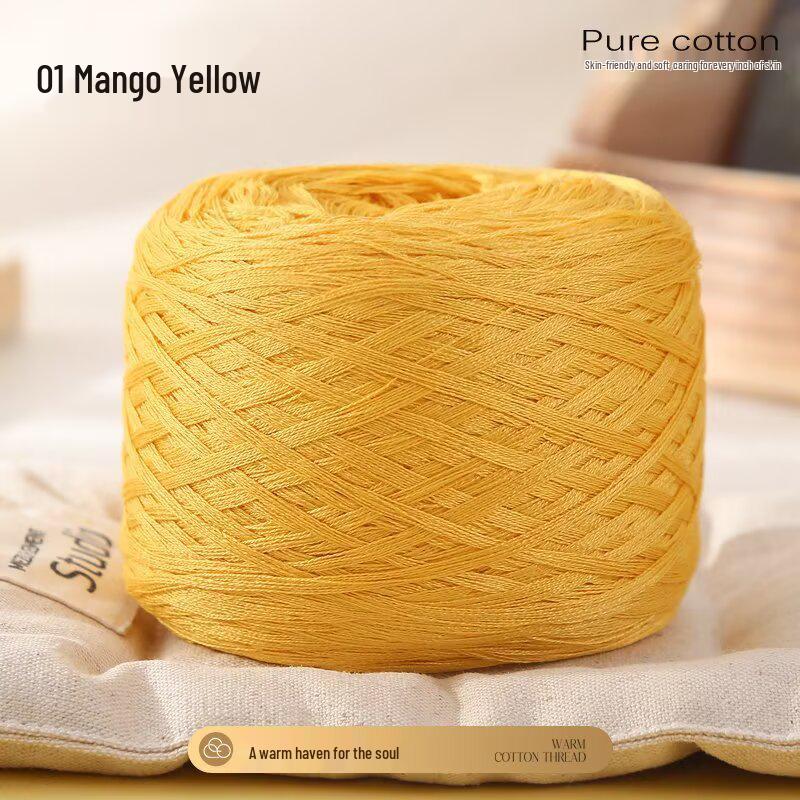 Bamboo Fiber Multi-strand Cotton Yarn - 100g for Handmade Knitting & DIY Crochet Scarf Hat Projects