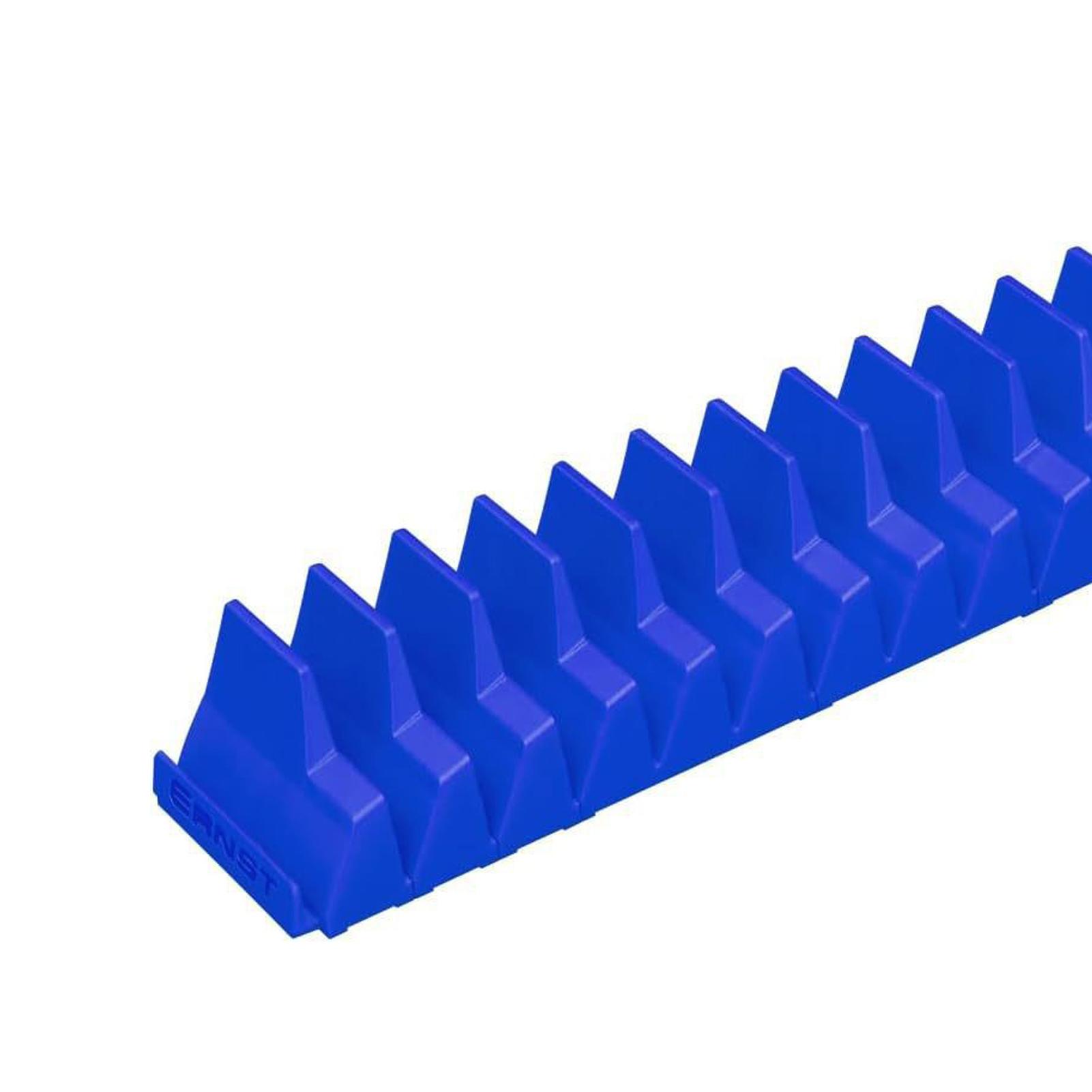 

Пластиковый набор лотков-органайзеров для гаечных ключей для хранения в ящике для инструментов, 20-карманная магнитная планка-органайзер для гаечных ключей, органайзер для гаечных ключей, прочный синий