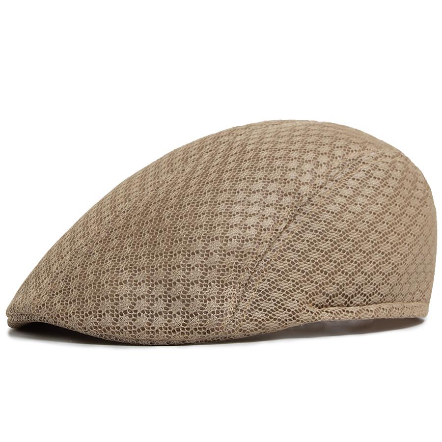 Dames Baret Mode Heren Mesh Pet Casual Effen Baretten Vrouwelijke Zomer Zachte Top Vizier Hoed Voor Mannen 55-59cm Hoofdomtrek Unisex