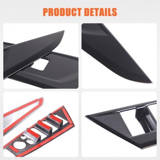 Glossy Black ABS Window Lift Switch Button Trim For BMW 4 Series Convertible 20+