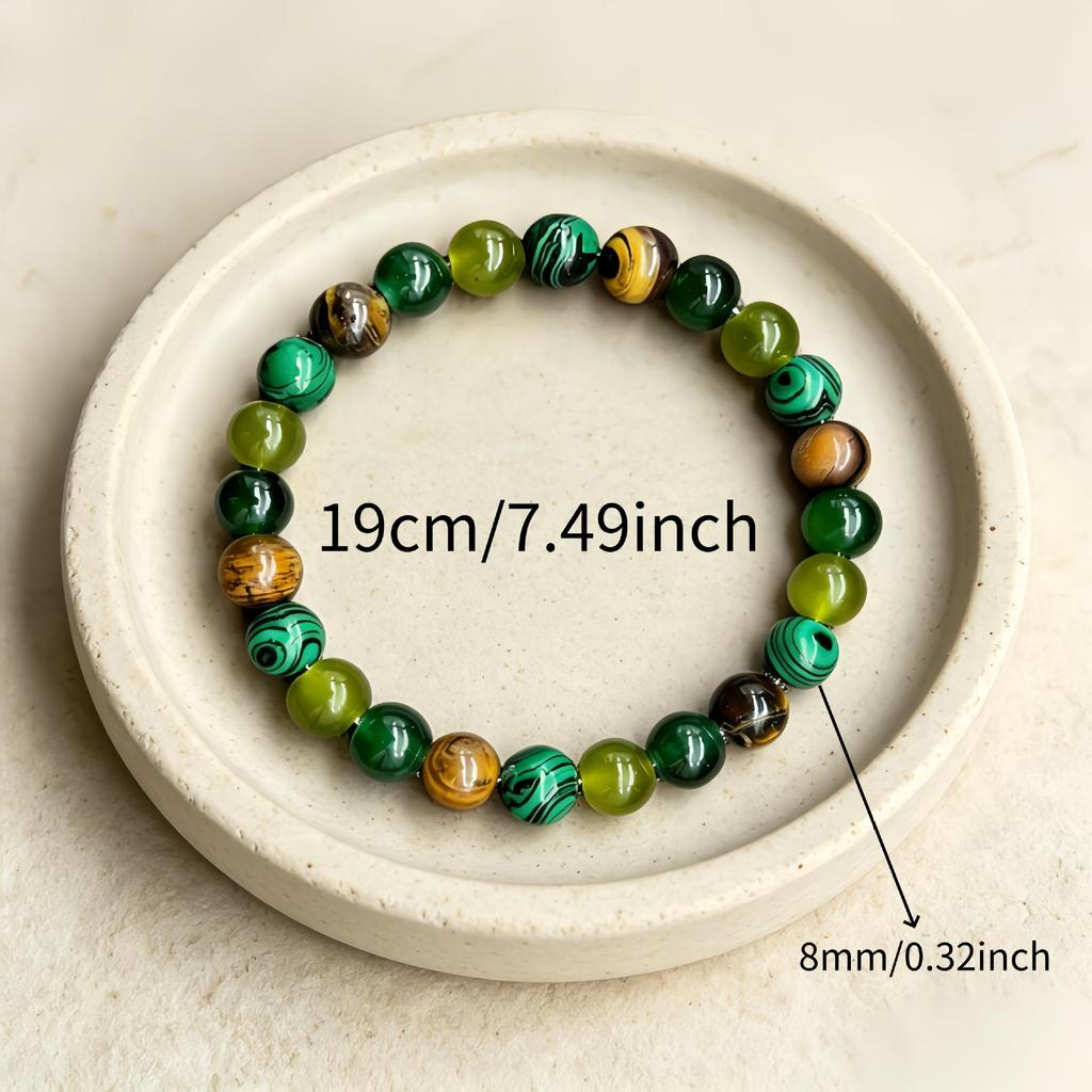 TK Hot-Selling Natural Tiger Eye and Black Agate Bracelet