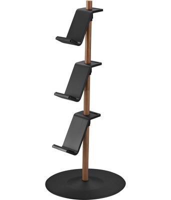 Yamazaki Jitsugyo 1700 with Moving Stand, Game Controller Storage Rack, Black W17 X D17 X H38.5cm, Tower, Charging While Placed, Height and