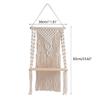 Handwoven Shelf Vintage Wall Organizer Bohemian Floating Shelf Home Decorations
