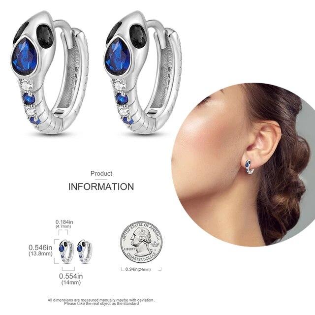 Brincos de argola de prata 925 para mulheres, brilhantes, pavê, cz, joias finas de luxo, brinco