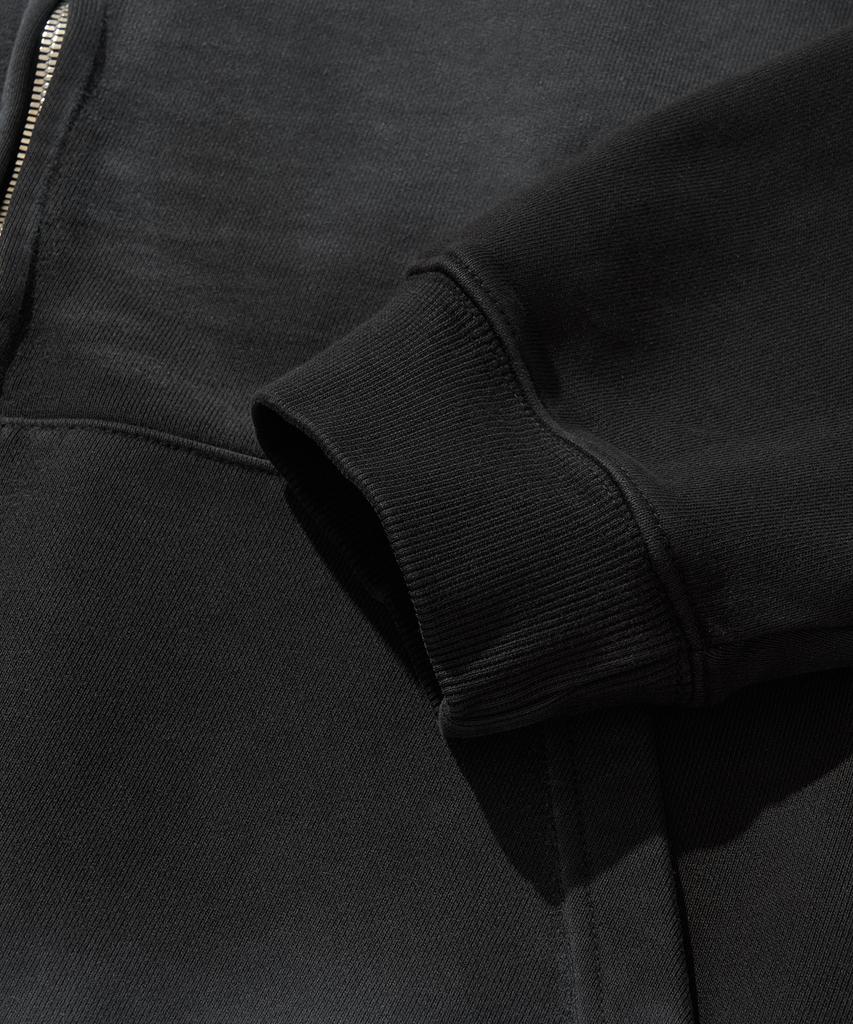 Libere Logo Zip-Up Hoodie / Black