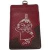 Moomin Little My Genuine Leather Pass Case Red