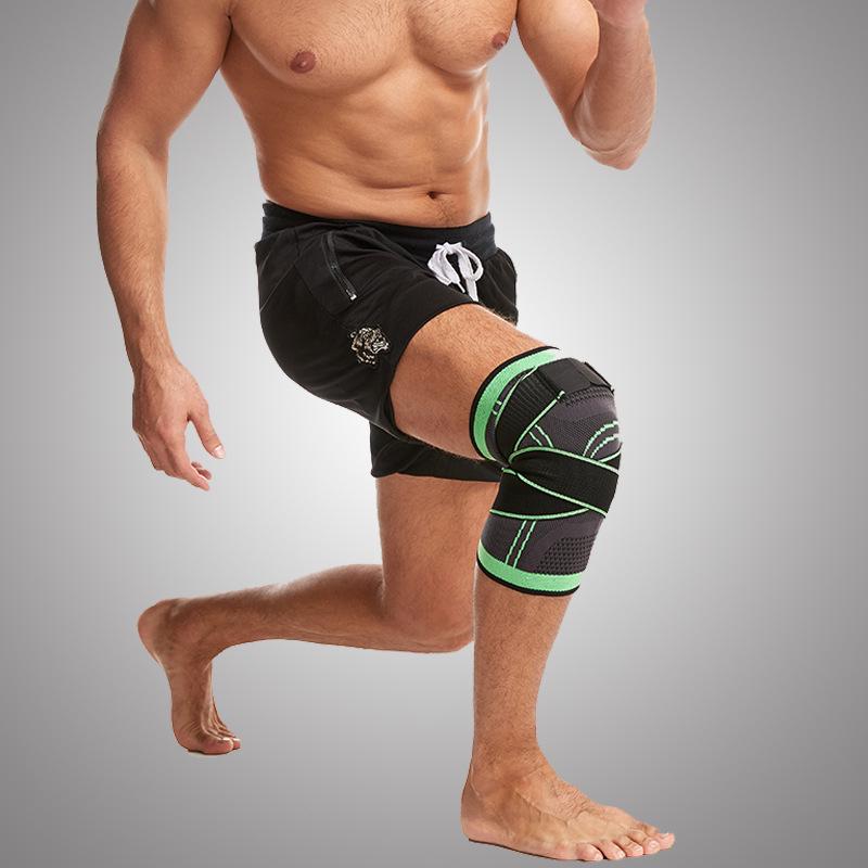 Breathable 3D Compression Nylon Knee Pads for Running, Cycling, and Basketball