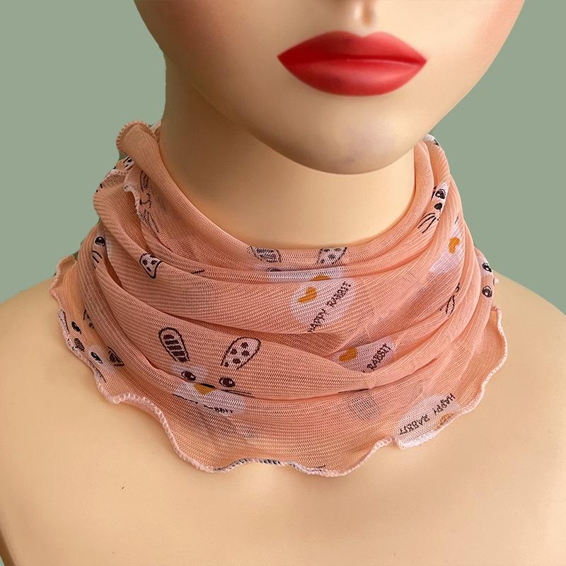 

Жіночий сітчастий пуловер шарф жіночий захист шиї шовковий шарф весна та літо шарф з тонкої пряжі шарф Ordinary