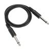 2PCS 3.3ft 6.35mm To 6.35mm Single-channel 1/4in Straight To Straight Guitar Cord  Audio Mixer