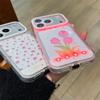 Tulip Floral Incoming Call Flash Phone Case, Compatible with iPhone 11-14, and 15-17 Pro Max
