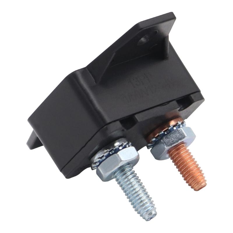 2PCS 50A Plastic Circuit Breaker Automatic Reset Overcurrent Protective 16.8mm Bolt Length Fit for Automotive Marine Use