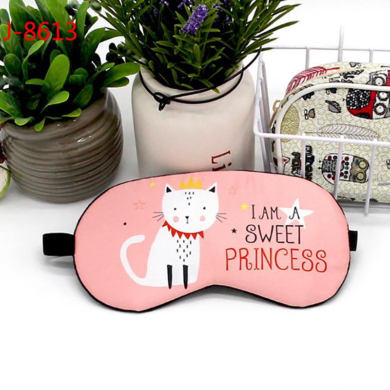 1pc Cotton Creative Lovely Cartoon for Eye Travel Relax Sleeping Aid Eye Patch Shading Eye Mask Sleeping Mask Eyepatch Eye Cover