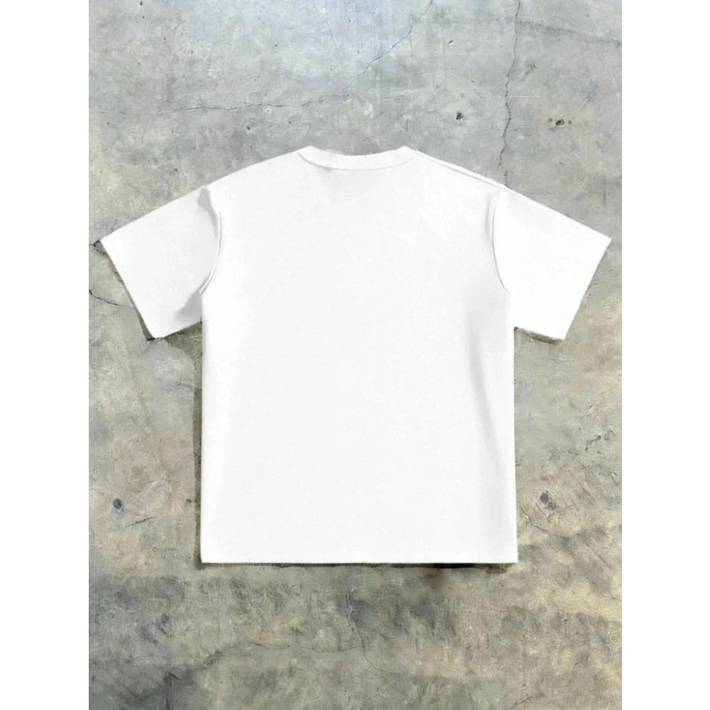 KATSEYE Printed Summer Top, Y2K Retro Style Short Sleeved Top, Children's Girls' Clothing,