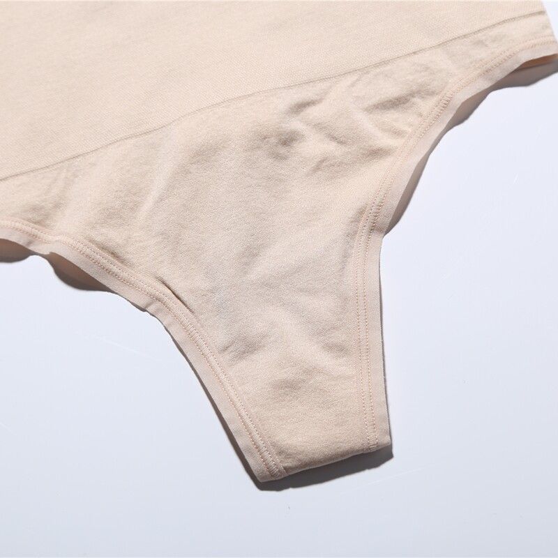 Fashion Good Goods! High Waist Belly Contracting T-Back Women's Sports Workout Sexy Seamless Yoga Shapewear Underwear