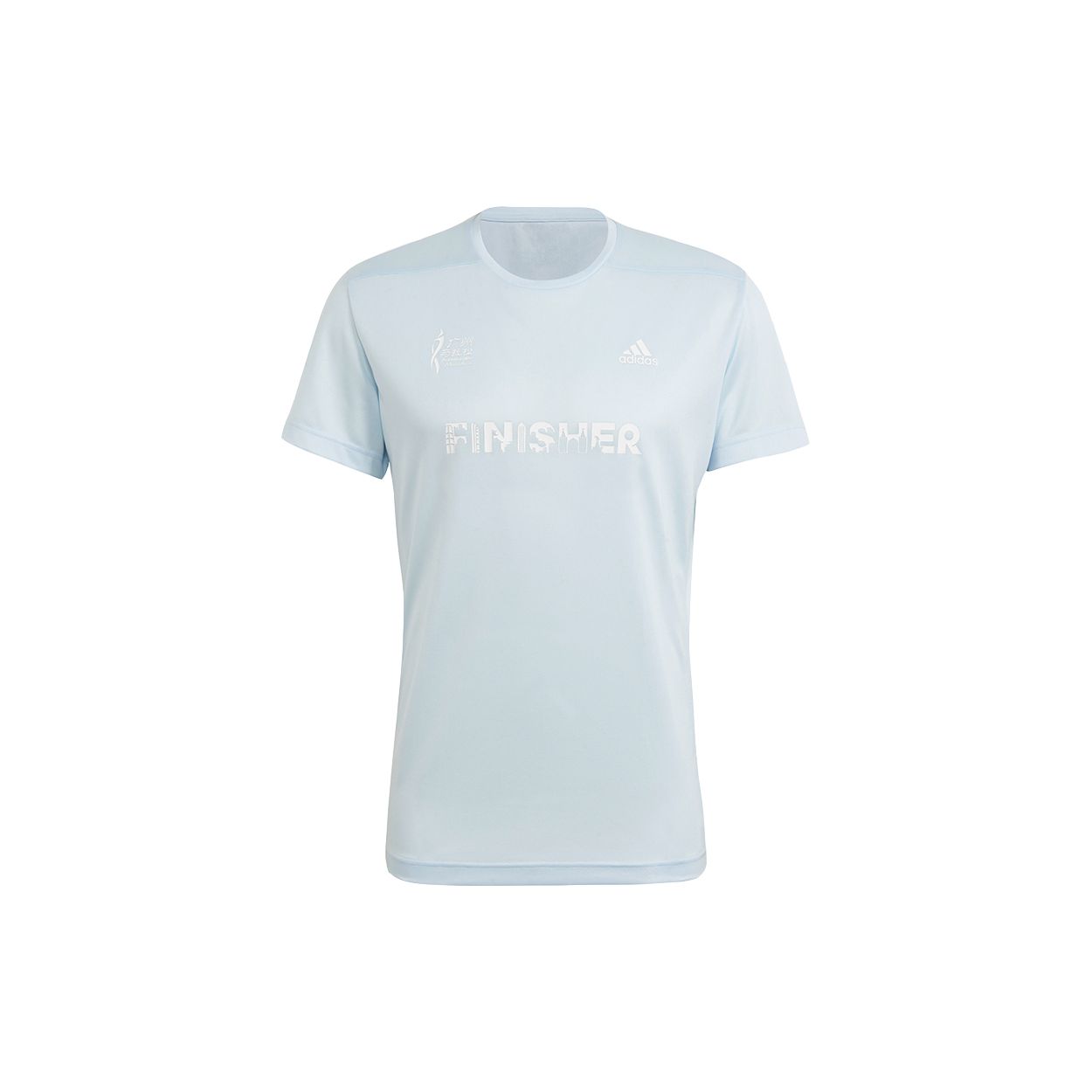 

Adidas Gzm Finisher Marathon Running Sport Breathable Crew Neck Short Sleeve T-Shirt Men Tops Light-Blue GV1323