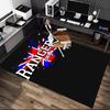 1pc Rangers FC Rug, Digital Printed Home Chair Sofa Mat, Durable Office Area Carpet, Beautiful Festival Decorations