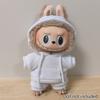For 17cm Labubu Doll Clothes Fashion Clothes Hoodies Doll Clothes Color Match Hoodies Dolls Accessories Cute Decoration Little Cloths
