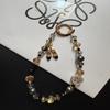 Pvc Water Drilled Ballet Shoe Phone Chain With Heart Pendant For Women And Men
