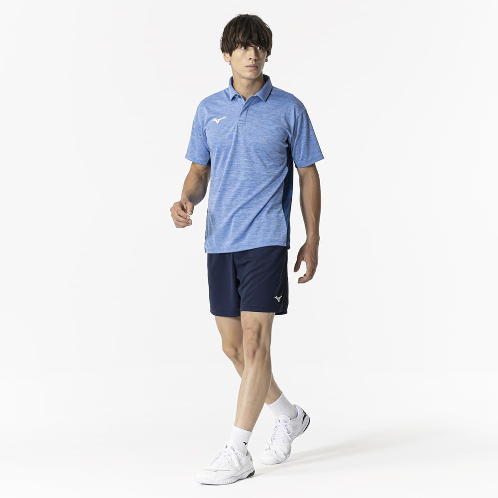 Table Tennis Game Short JTTA Sonic Size 82JAB105 Shirt, Sleeve, Certified, Moisture-Wicking, Quick-Drying, Unisex, Adult, Blue,